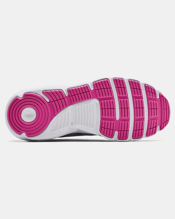 Girls' Grade School UA Assert 9 Running Shoes, Pink, pdpMainDesktop image number 4